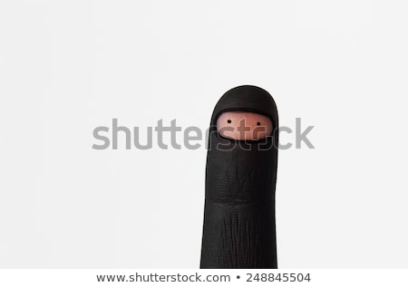 ストックフォト: Funny Ninja Isolated On The White Background