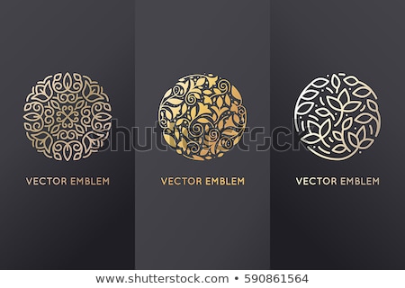 Foto stock: Beauty Vector Flowers Design Logo Template