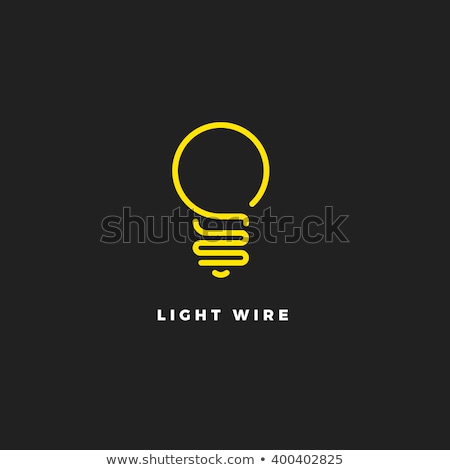 Foto stock: Eco Lamp Logo