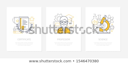 Stockfoto: Award Research Icon Vector Outline Illustration
