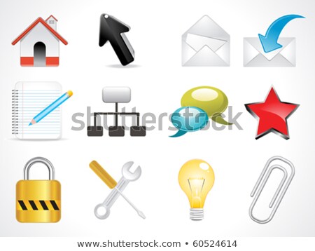 Stock photo: Abstract Cursor Icon Glossy