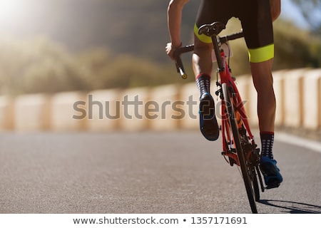 Foto stock: Sprinting Cyclists