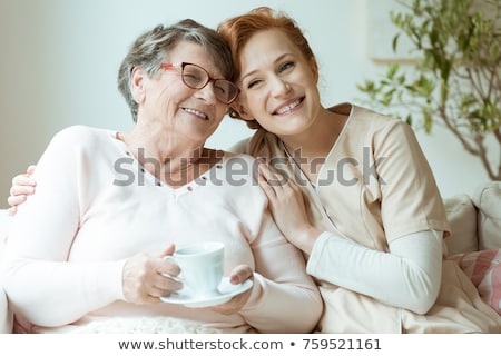 Stockfoto: Senior Lady With Doctor