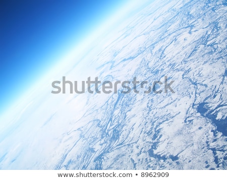 Сток-фото: Earth Icy Ocean Aerial View