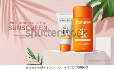 Сток-фото: Illustration Of Sunscreen