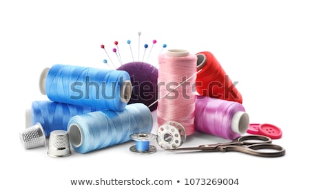 Foto stock: Scissors And Sewing Accessories