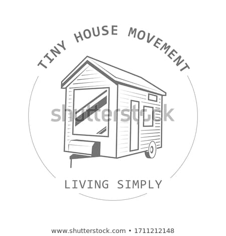 Foto d'archivio: Wheeled Tiny House - Trailer Hovel Off Grid Traveling Hut Or Ca