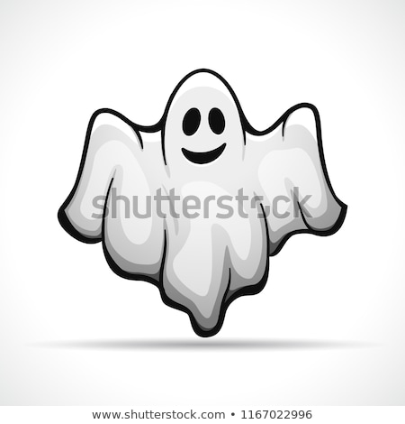 Zdjęcia stock: Scary Cartoon Ghost