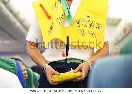 Foto stock: Hands Of Passengers In The Cabin