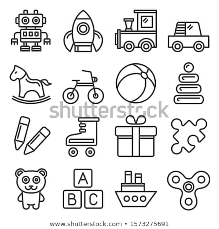 Сток-фото: Icons For Children Toys