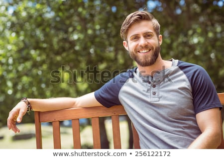 ストックフォト: Young Man In Countryside