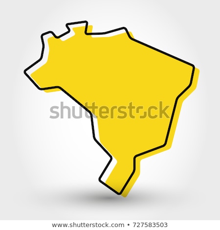 Zdjęcia stock: Map Of Brazil