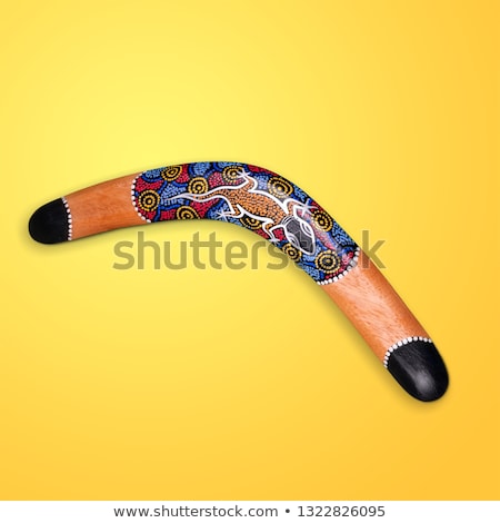 Zdjęcia stock: Boomerang Isolated On White With Clipping Path