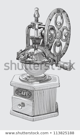 Stok fotoğraf: Mechanical Antique Coffee Grinder