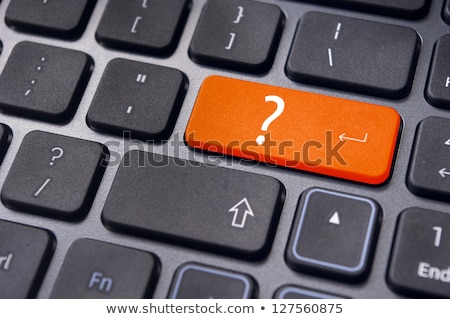 Stok fotoğraf: Keyboard Question Key