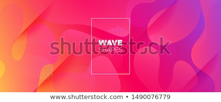 Stockfoto: Abstract Vector Background Pink Wavy