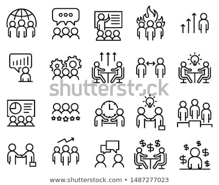 Stockfoto: Teamwork Icon Design