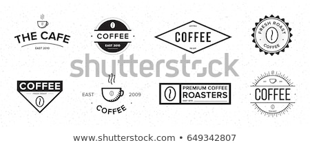 Stok fotoğraf: Vector Logo For Coffee