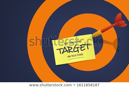 [[stock_photo]]: Dart And Note