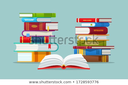 Foto stock: Cartoon Book Textbook