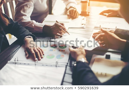 Stok fotoğraf: Brainstorming Group Working Concept Business People Or Startup