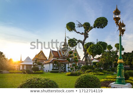 Stock photo: Grand Royal Palace With Bonsai Tree Garden Thailand