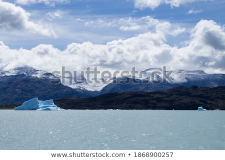 Foto stock: Iceberg Floating On The Lake Argentino