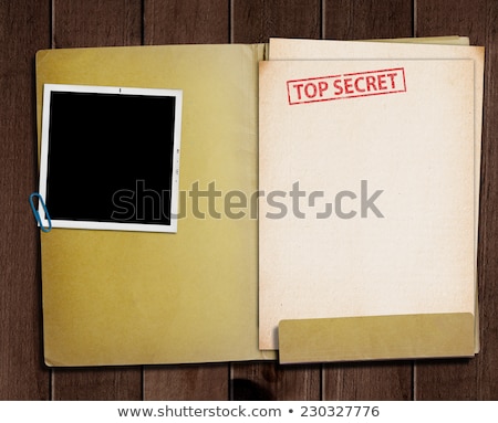 Foto stock: Secret File