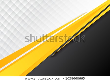 Vibrant Yellow And Grey Corporate Abstract Background [[stock_photo]] © phochi