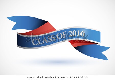 Class Of 2016 Banner Design Set Сток-фото © alexmillos