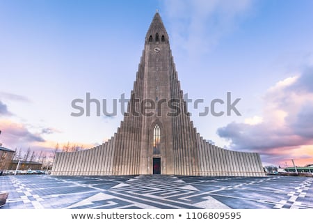 Сток-фото: The Hallgrimskirkja In Reykjavik