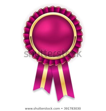 Foto stock: Certified Purple Vector Icon Button