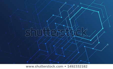 Zdjęcia stock: Dotted Tech Background