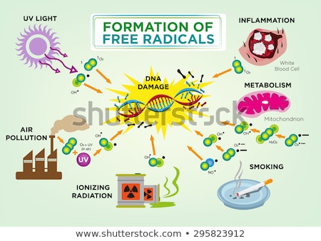 Stockfoto: Free Radical Molecule