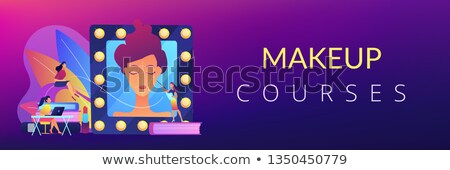 Stock photo: Professional Makeup Concept Banner Header