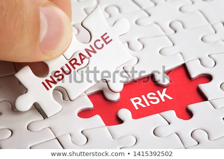 Stok fotoğraf: Puzzle With Word Insurance