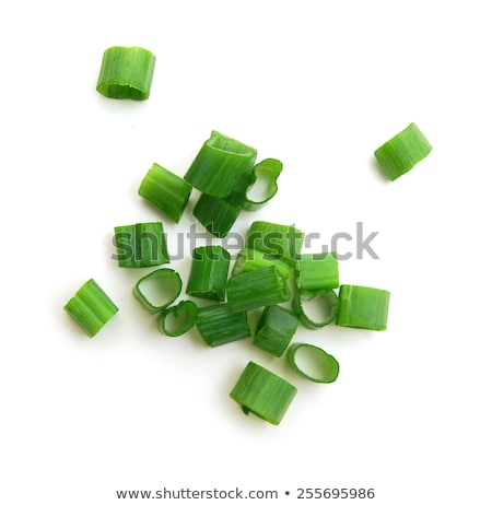 Stock fotó: Chopped Green Onion