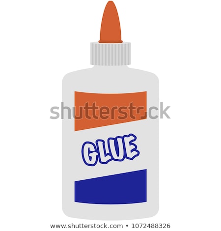 ストックフォト: Glue In Blue Bottle