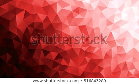 ストックフォト: Magenta Black Low Poly Vector Background