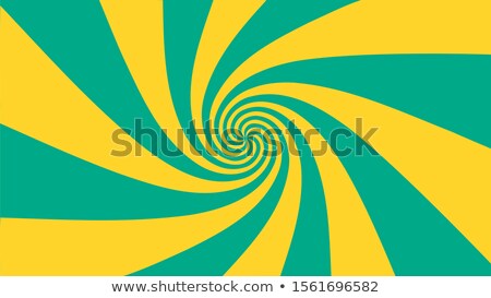 Сток-фото: Green Yellow Vortex Background