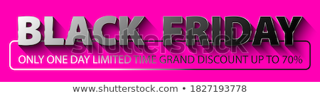 Stock fotó: Exclusive Offer Only One Day Vector Illustration