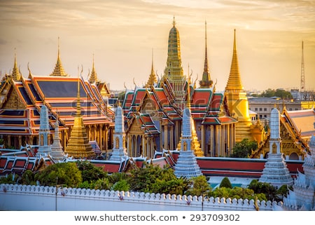 Stok fotoğraf: Temple Of The Emerald Buddha At Grand Palace In Bangkok