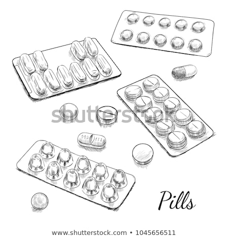 Stock photo: Vintage Pills