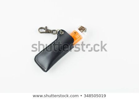Stock photo: Orange Lighter Case