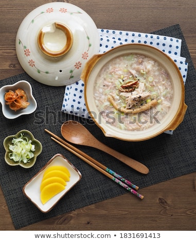 Stok fotoğraf: Set Of Chicken And Rice