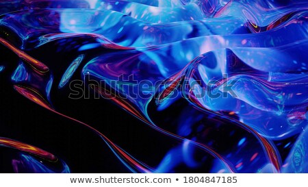 Foto d'archivio: Multicolored Waves Pattern Illustration