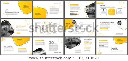 Stockfoto: Set Of Flyer Design Web Templates Brochure Designs Infographics Backgrounds