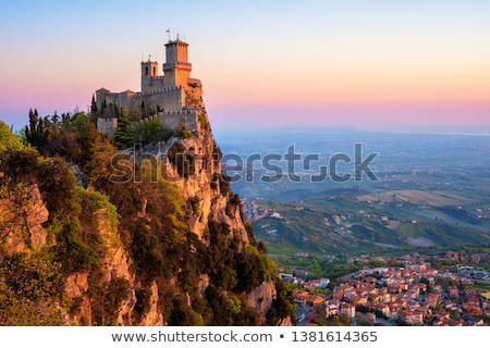 Stockfoto: Castle Of San Marino On The Hill