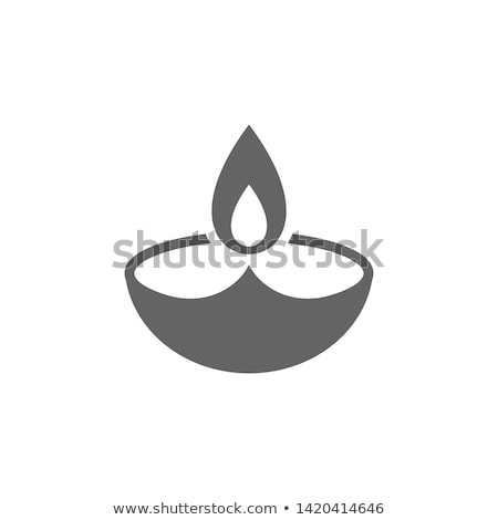 Stock photo: Premium Diwali Greeting Background With Decorative Diya