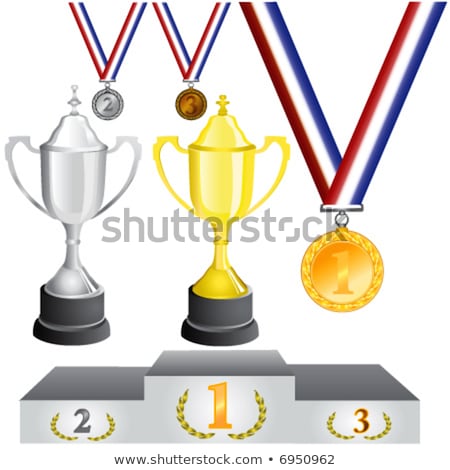 Stock foto: Reward Medals Vector Illustration Clip Art Eps Image